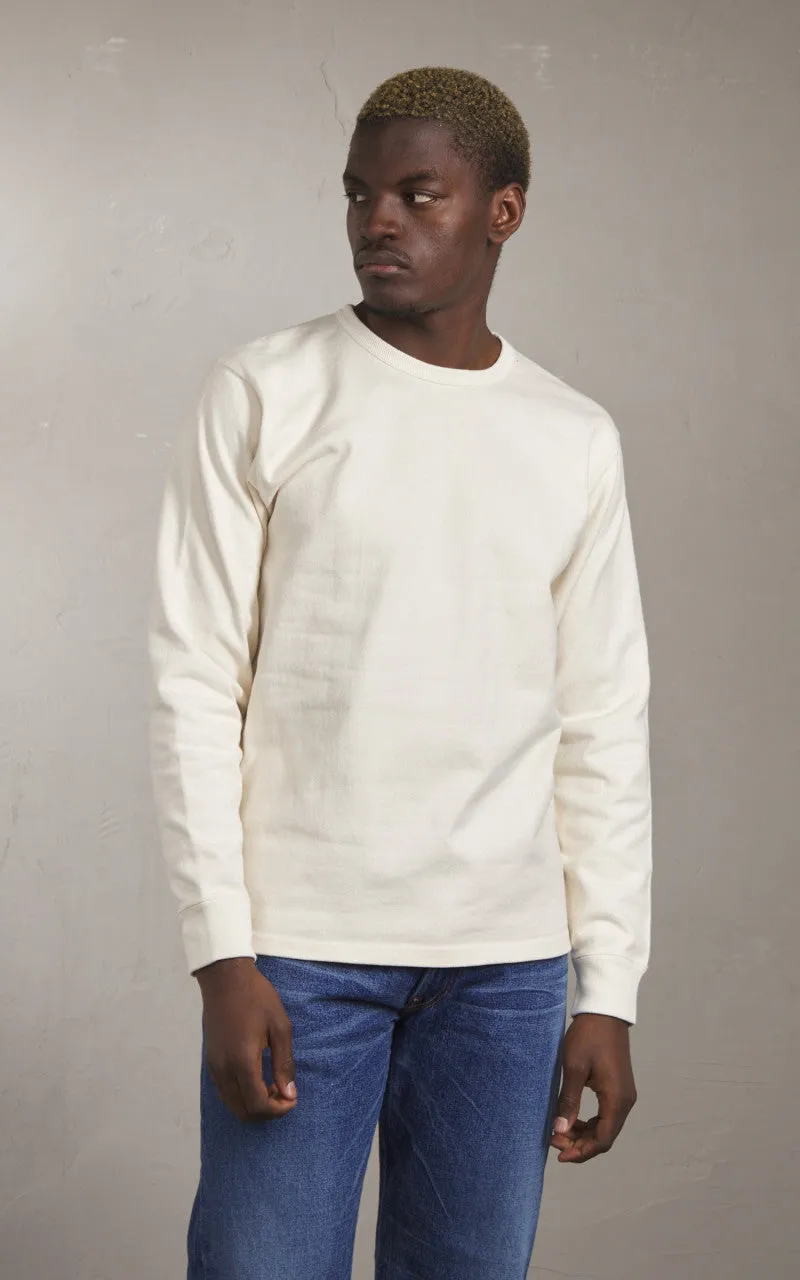 Wonder Looper Double Heavyweight Longsleeve T-Shirt Ecru sold by Cultizm product image thumbnail 2