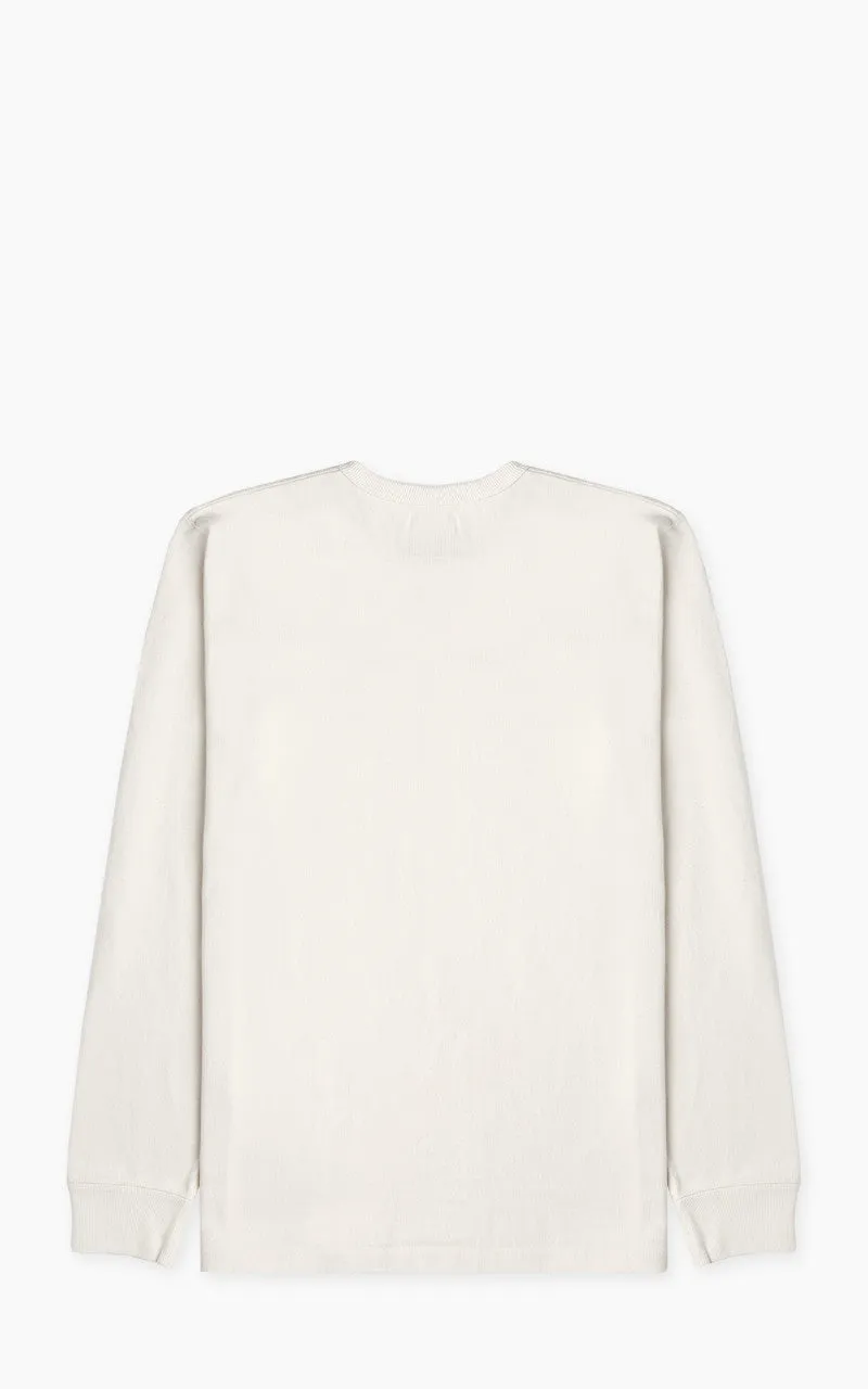 Wonder Looper Double Heavyweight Longsleeve T-Shirt Ecru sold by Cultizm product image thumbnail 3