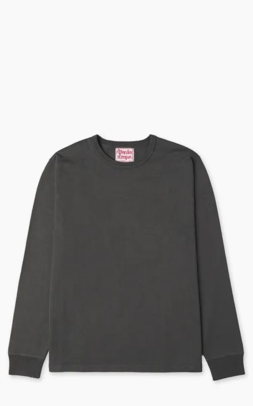 Wonder Looper Double Heavyweight Longsleeve T-Shirt Sumi Black made by Wonder Looper