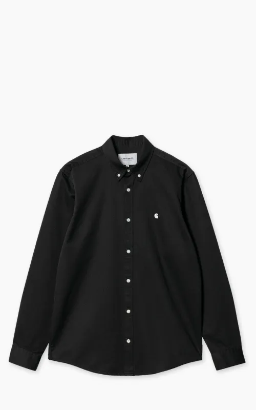 Carhartt WIP L/S Madison Shirt Black/Wax sold by Cultizm