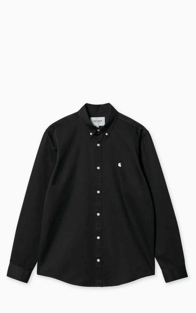 Carhartt WIP L/S Madison Shirt Black/Wax sold by Cultizm