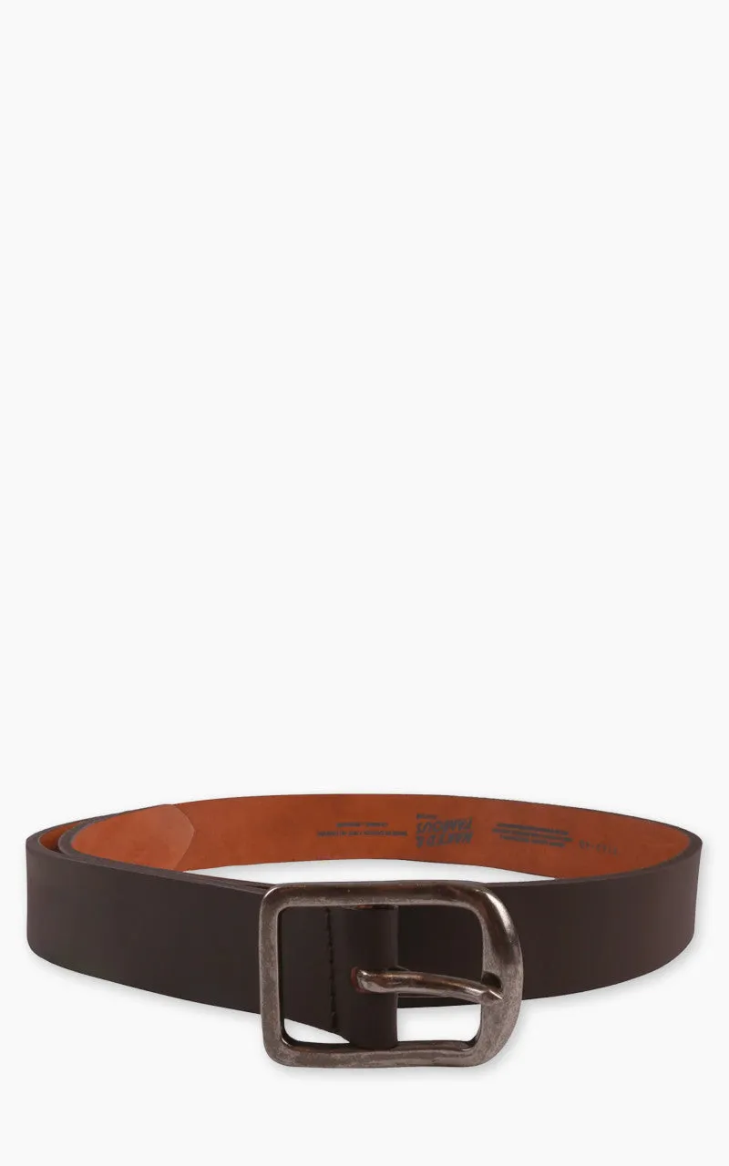 Naked & Famous Denim Thick Belt Bovine Leather 7mm Brown sold by Cultizm product image thumbnail 4