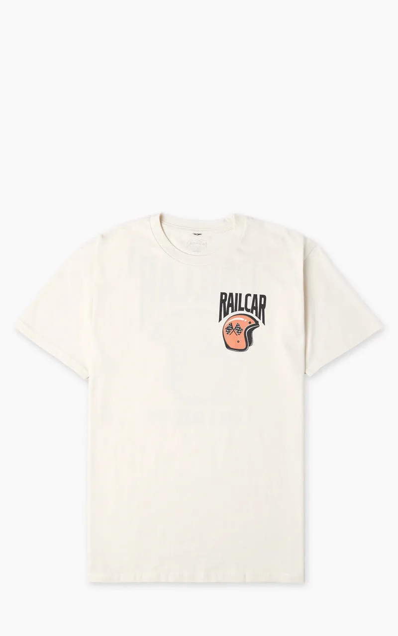 Railcar Fine Goods Helmet Race Division Tee Natural sold by Cultizm