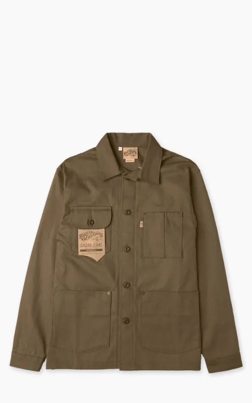 Railcar Fine Goods Chore Coat Canvas Seaweed sold by Cultizm