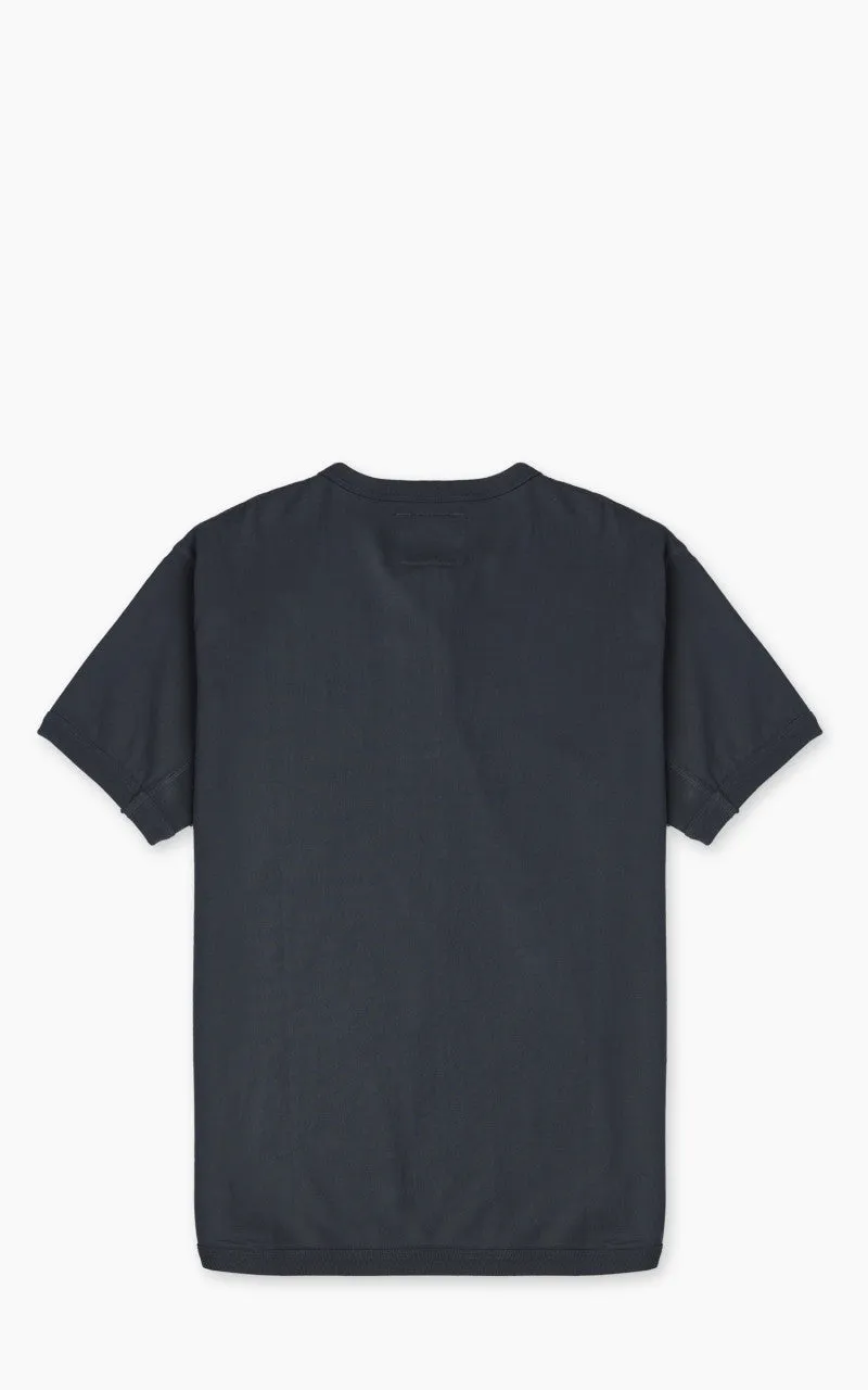 Fullcount 5222H-21 Flat Seam Heavyweight Henley T-Shirt Ink Black sold by Cultizm product image thumbnail 3