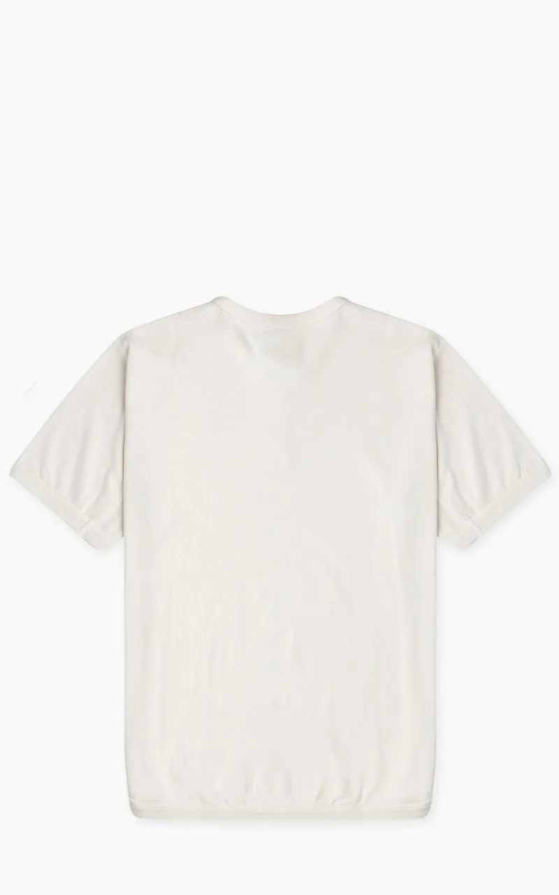 Fullcount 5222H-21 Flat Seam Heavyweight Henley T-Shirt Ecru sold by Cultizm product image thumbnail 2