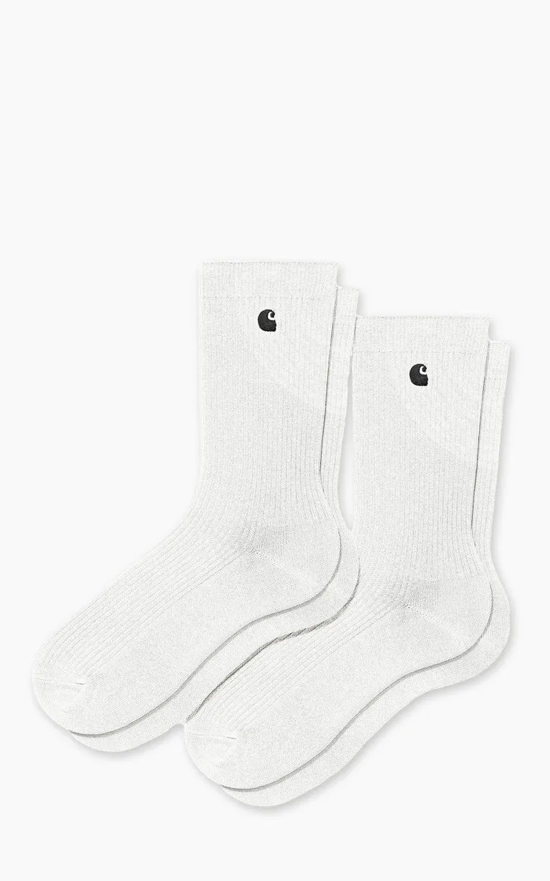 Carhartt WIP Madison Pack Socks White/Black + White/Black sold by Cultizm