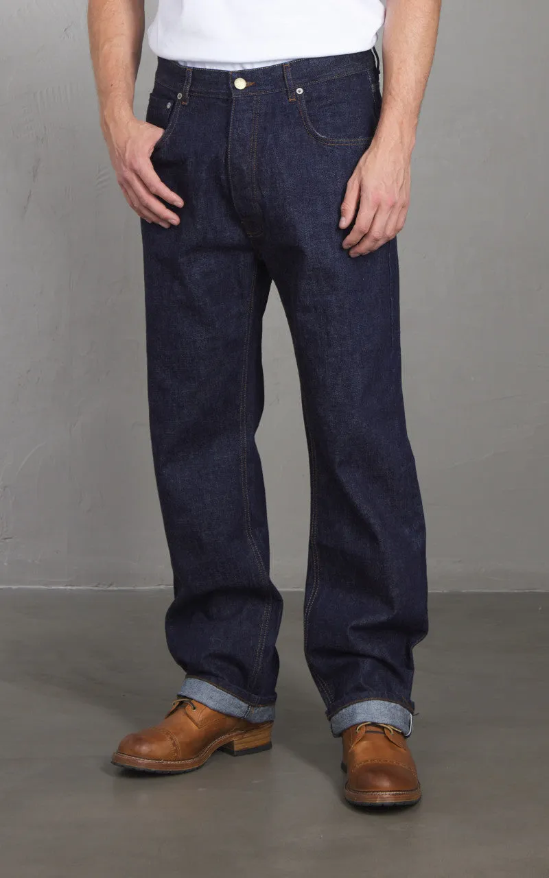 Eat Dust Fit 36 Loose Oversized Heavy Selvedge Denim Indigo Blue 14oz sold by Cultizm product image thumbnail 2