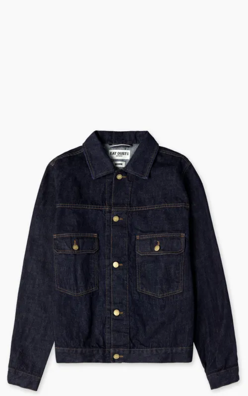 Eat Dust Fit 367XX Type Dust Denim Jacket Indigo Blue 14oz sold by Cultizm