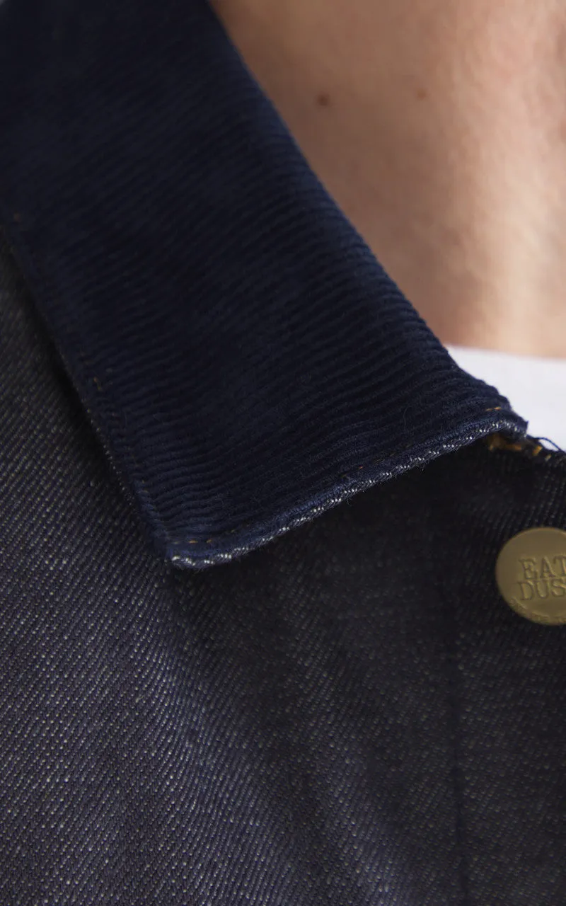 Eat Dust Fit 673 Chore Jacket Selvedge Denim Indigo Blue 13.75oz sold by Cultizm product image thumbnail 5