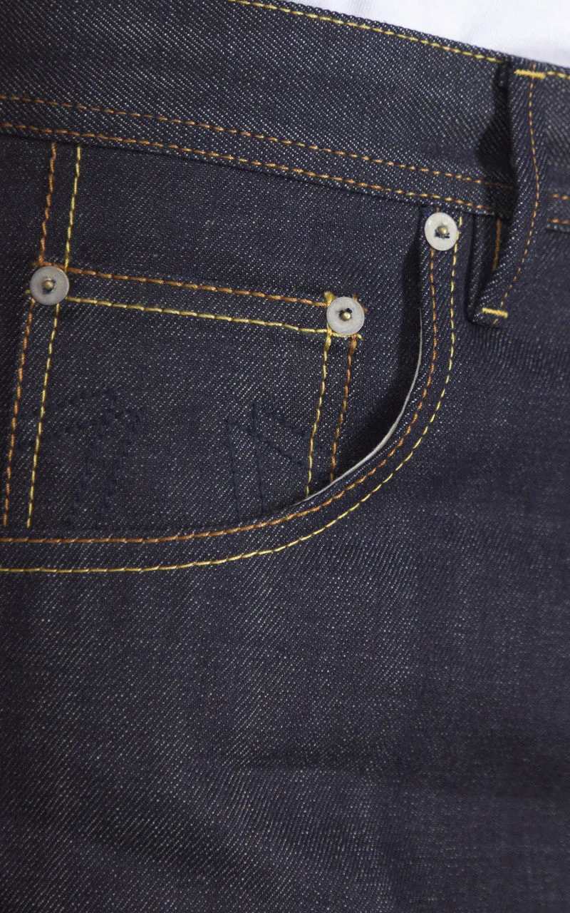 Eat Dust Fit 73 Loose Tapered Selvedge Denim Indigo Blue 13oz sold by Cultizm product image thumbnail 5