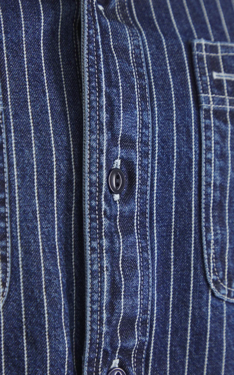 Tellason Utility Shirt Wabash Blue sold by Cultizm product image thumbnail 5