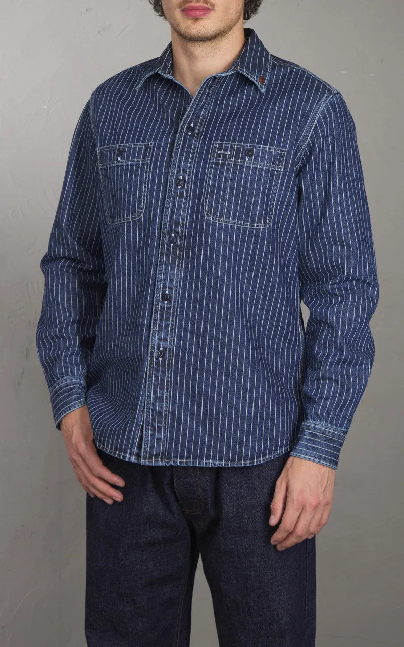 Tellason Utility Shirt Wabash Blue sold by Cultizm product image thumbnail 4