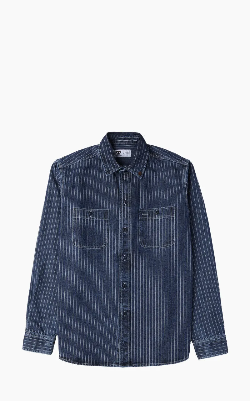 Tellason Utility Shirt Wabash Blue sold by Cultizm