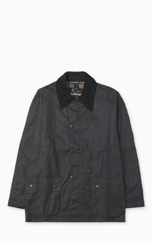 Barbour Ashby Wax Jacket Navy sold by Cultizm