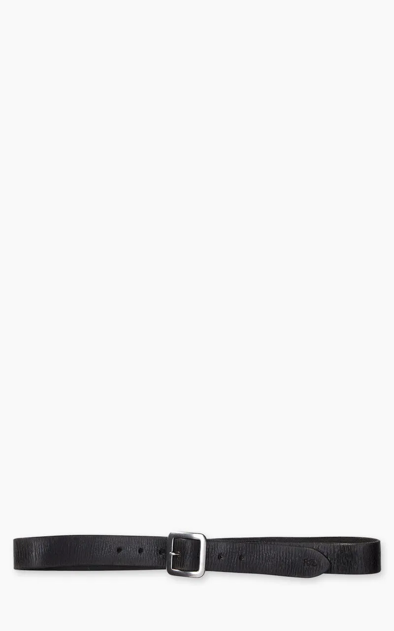 RRL New Burling Hand-Burnished Leather Belt Vintage Black sold by Cultizm product image thumbnail 2