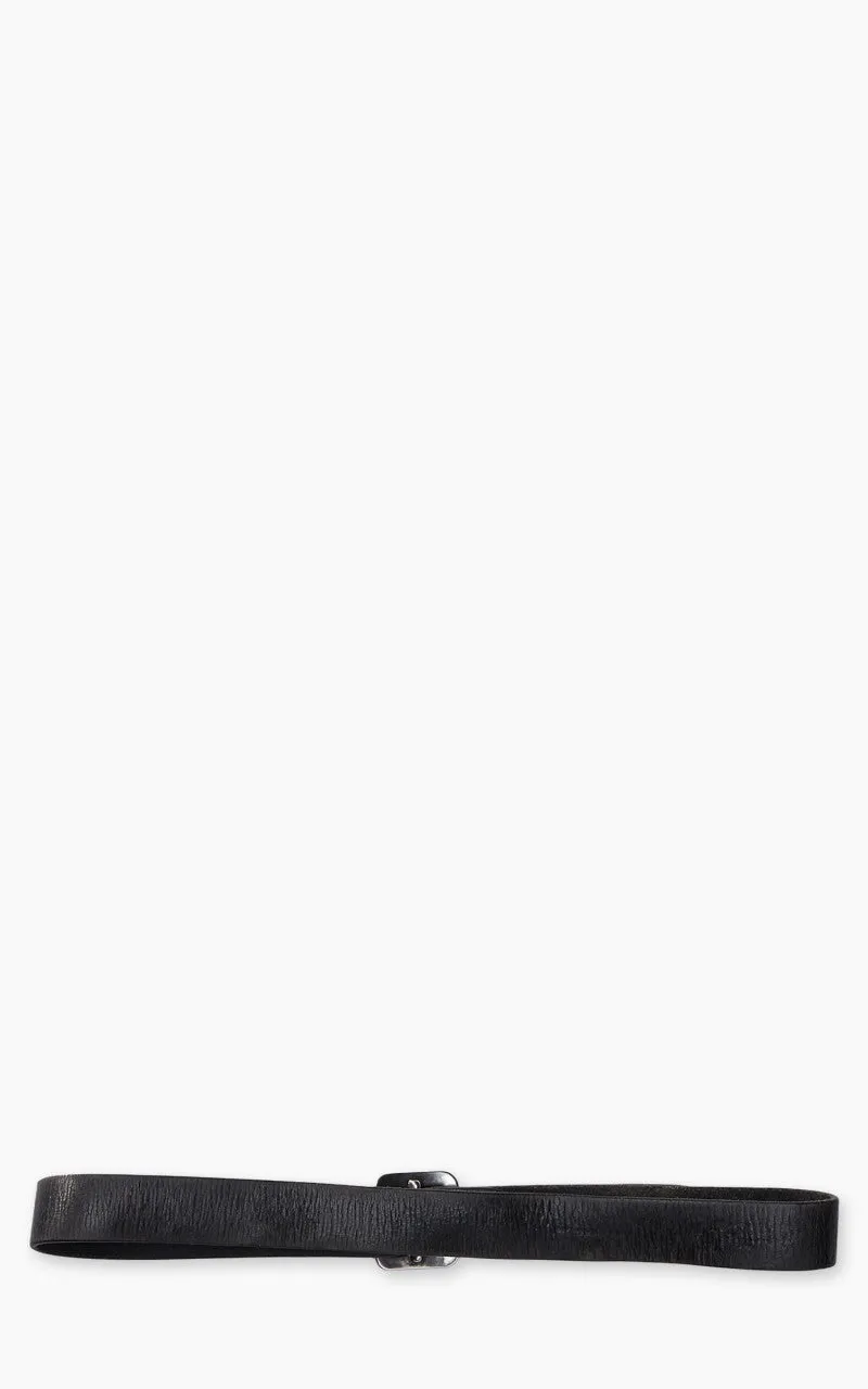 RRL New Burling Hand-Burnished Leather Belt Vintage Black sold by Cultizm product image thumbnail 3