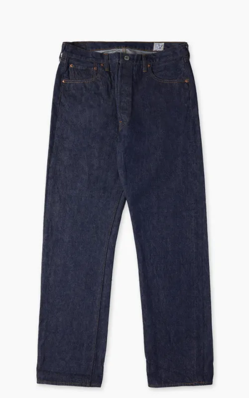 Orslow Model 66 1966's Standard Fit Jeans One Wash Indigo sold by Cultizm