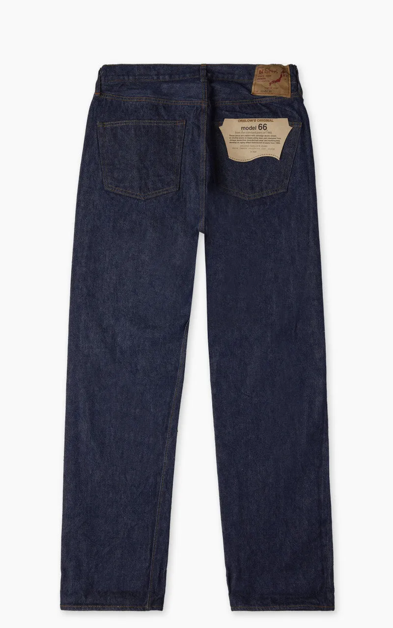 Orslow Model 66 1966's Standard Fit Jeans One Wash Indigo sold by Cultizm product image thumbnail 5