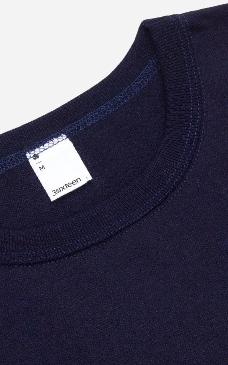 3sixteen Heavyweight T-Shirt 2 Pack Indigo sold by Cultizm product image thumbnail 4