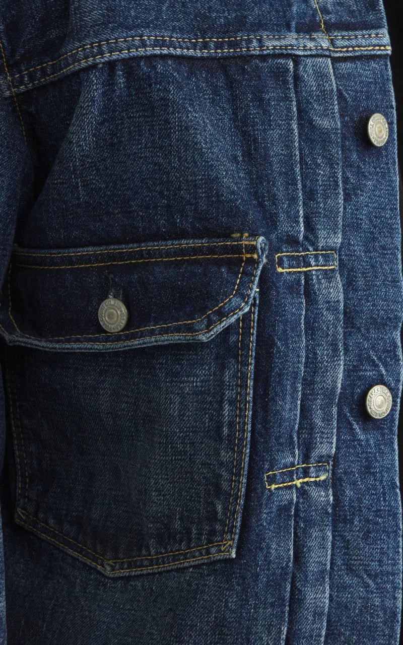 Fullcount 2050-2102 Type 2 Selvedge Denim Jacket Fear Of The Dark sold by Cultizm product image thumbnail 5