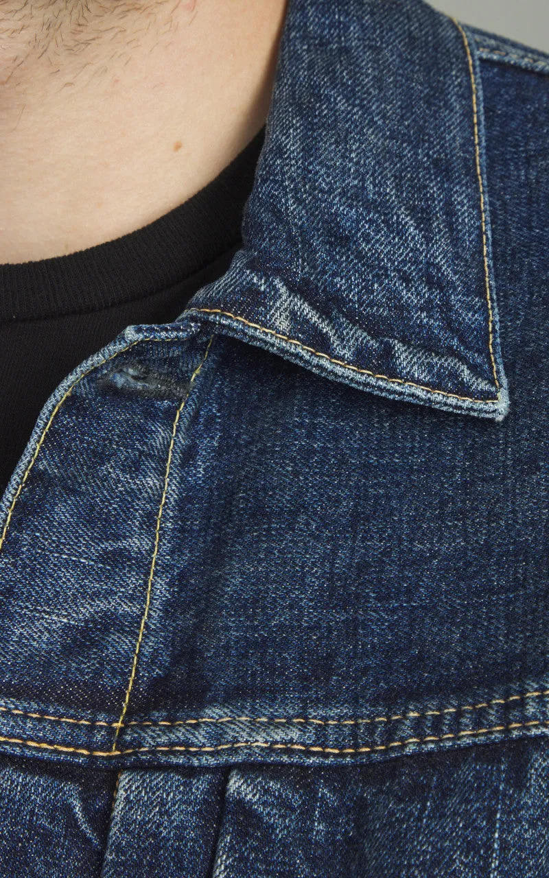 Fullcount 2050-2102 Type 2 Selvedge Denim Jacket Fear Of The Dark sold by Cultizm product image thumbnail 4