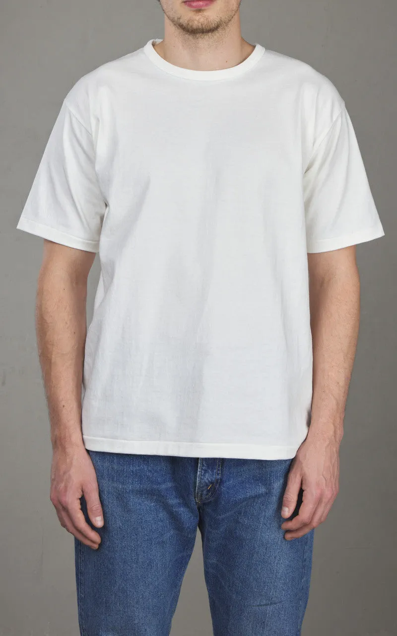 Denime Lot 271 Crew Neck Plain T-Shirt Off White sold by Cultizm product image thumbnail 2