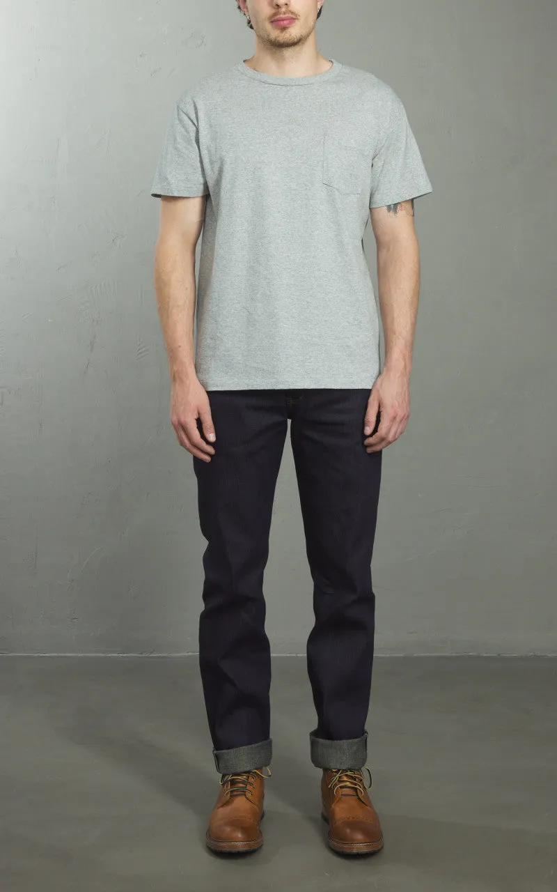 Velva Sheen Crew Neck Pocket Tee 2-Pack Heather Grey sold by Cultizm product image thumbnail 3