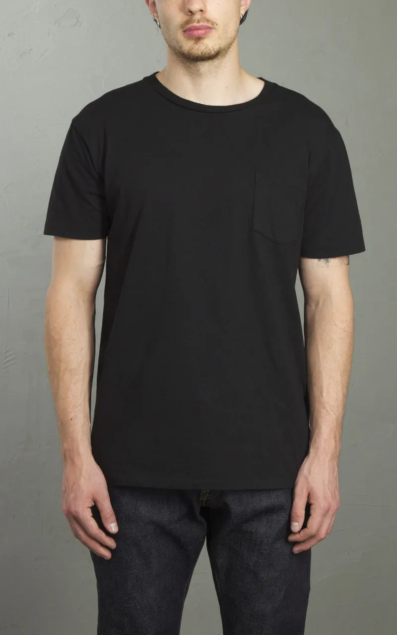 Velva Sheen Crew Neck Pocket Tee 2-Pack Black sold by Cultizm product image thumbnail 5