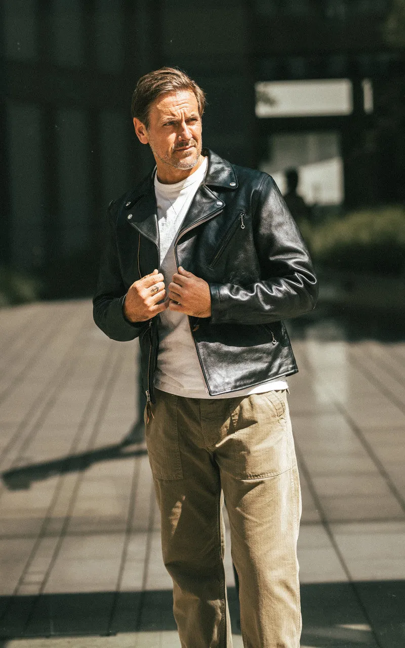 Double Helix Deviant Horsehide Leather Rider Jacket Black sold by Cultizm product image thumbnail 4