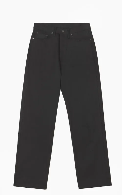 3sixteen RS-220x Relaxed Straight Selvedge Double Black 14.5oz sold by Cultizm