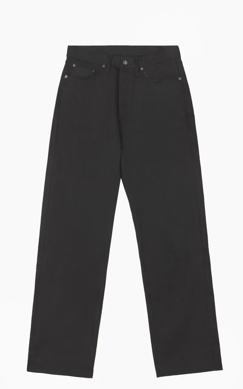3sixteen RS-220x Relaxed Straight Selvedge Double Black 14.5oz sold by Cultizm