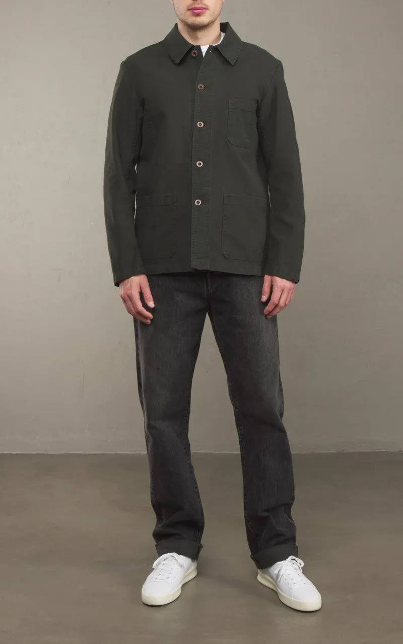 Vetra Workwear Jacket Organic Twill 1G/5C Dark Khaki sold by Cultizm product image thumbnail 2