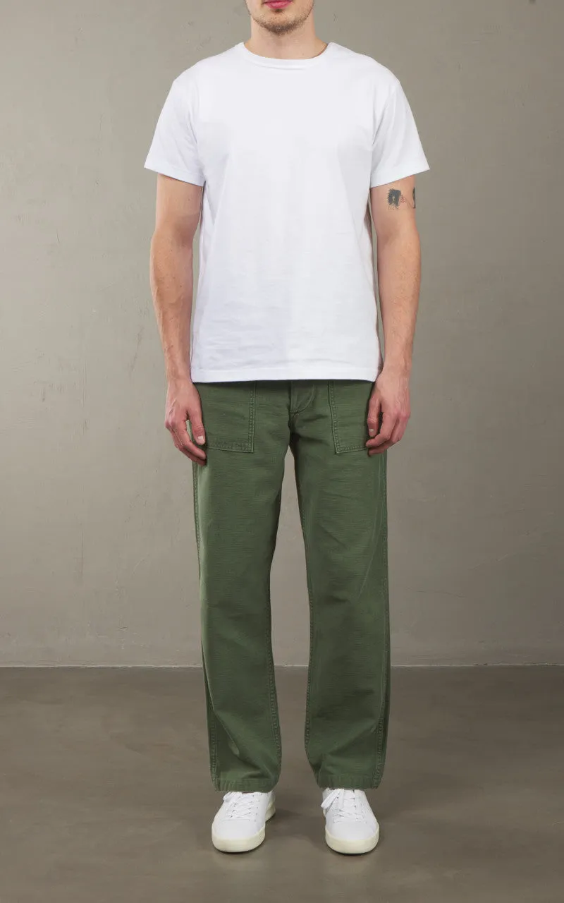 OrSlow US Army Fatigue Pants Regular Used Wash Green sold by Cultizm product image thumbnail 2