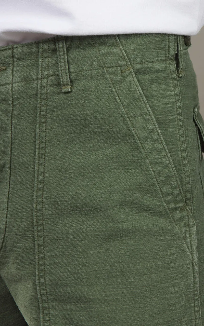 OrSlow US Army Fatigue Pants Regular Used Wash Green sold by Cultizm product image thumbnail 4