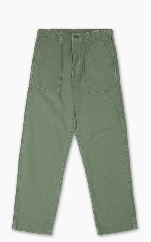 Orslow US Army Fatigue Pants Regular Used Wash Green sold by Cultizm