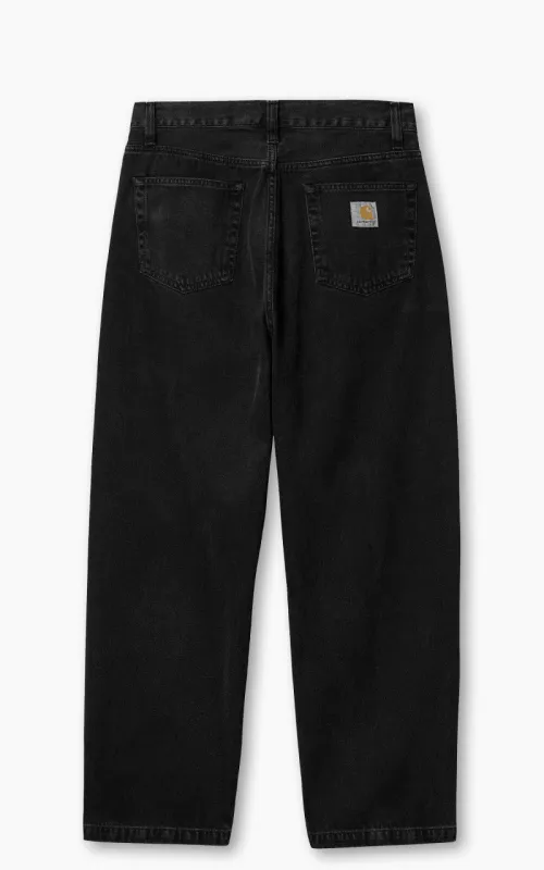 Carhartt WIP Landon Pant Robertson Denim Stone Washed Black sold by Cultizm