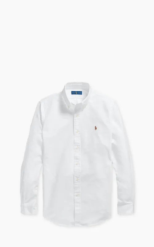 Polo Ralph Lauren Custom Fit Oxford Shirt White sold by Cultizm