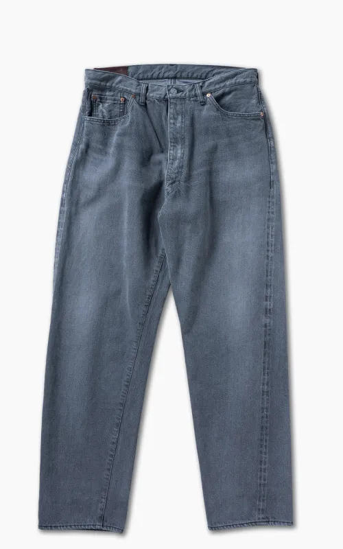 Kaptain Sunshine 5P Zipper Front Denim Pants Black Vintage Wash sold by Cultizm