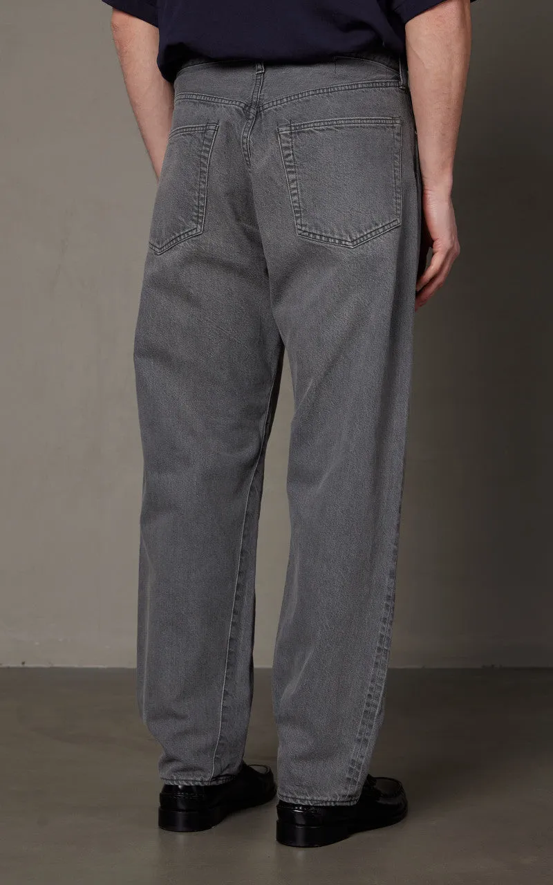 Kaptain Sunshine 5P Zipper Front Denim Pants Black Vintage Wash sold by Cultizm product image thumbnail 5