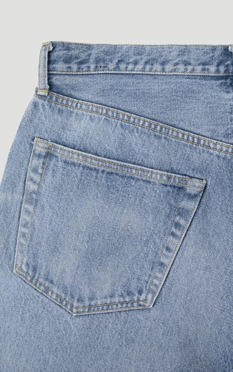 Kaptain Sunshine 5P Zipper Front Denim Pants Indigo Vintage Wash sold by Cultizm product image thumbnail 4