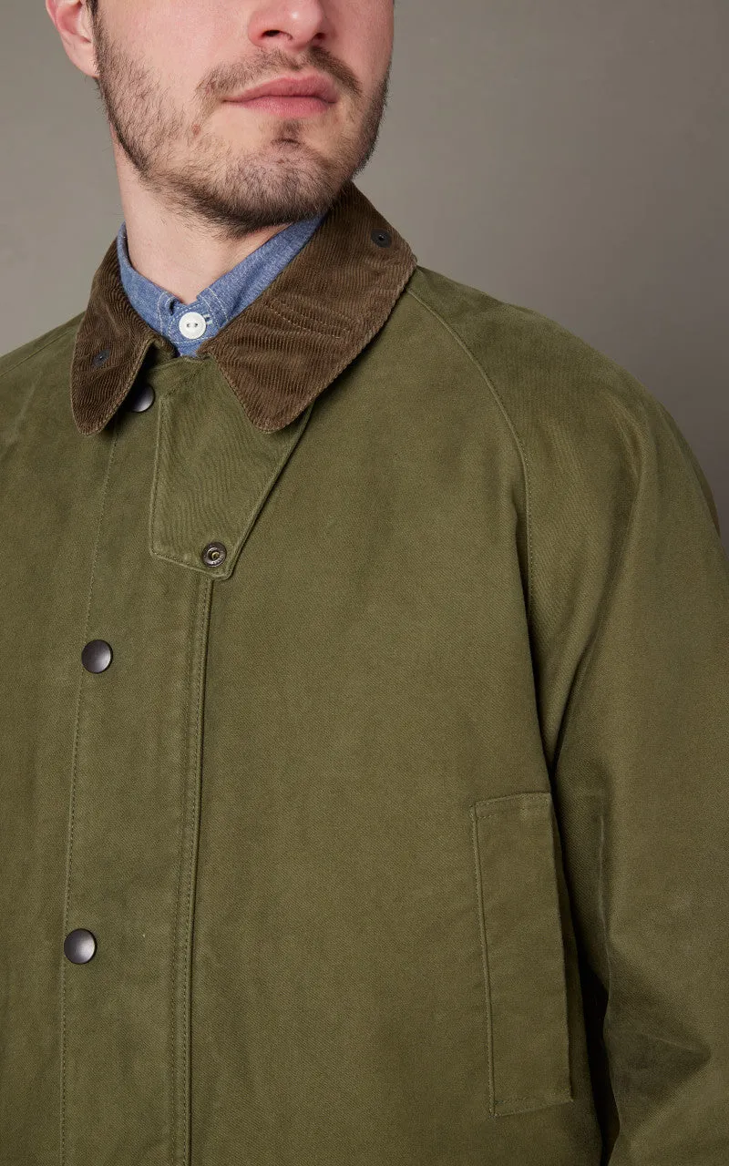 FOB Factory F2361 Moleskin Riding Jacket Olive sold by Cultizm product image thumbnail 5