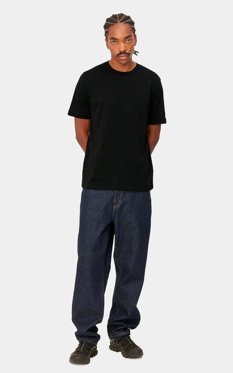 Carhartt WIP S/S Base T-Shirt Black/White sold by Cultizm product image thumbnail 4