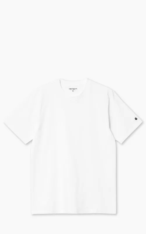 Carhartt WIP S/S Base T-Shirt White/Black sold by Cultizm