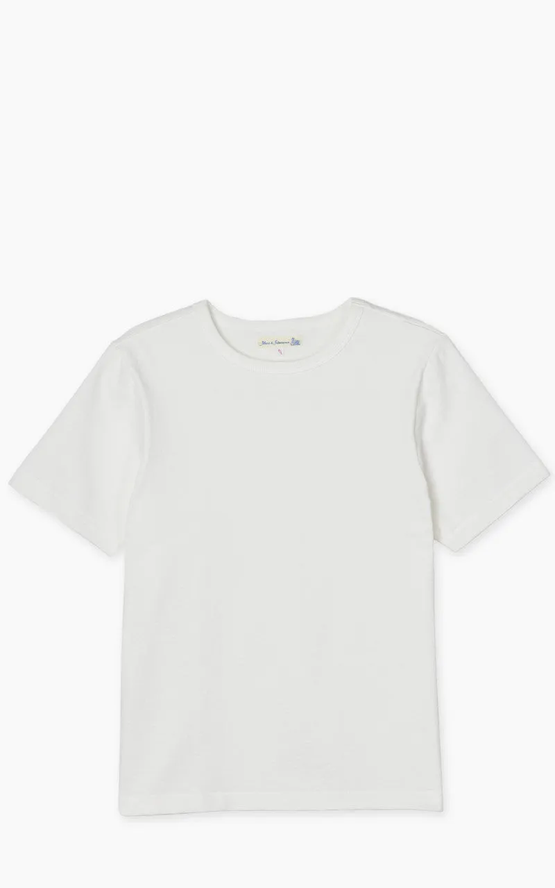 Merz b. Schwanen 2S14 Crew Neck Tee White sold by Cultizm