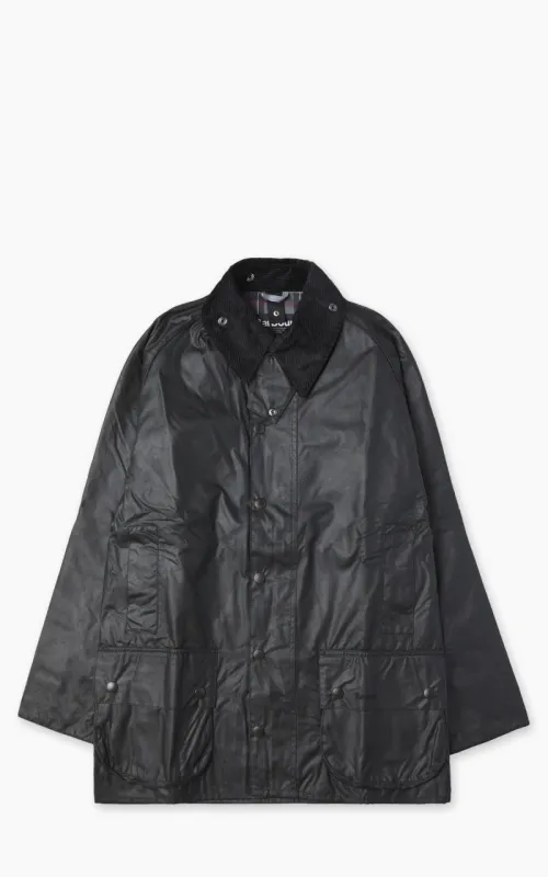 Barbour Beaufort Wax Jacket Black sold by Cultizm