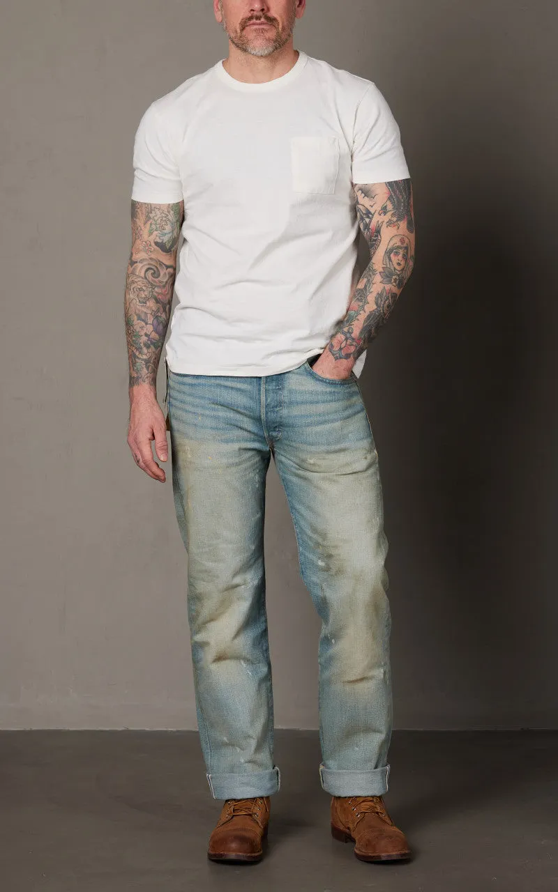 RRL 2-Pack Garment-Dyed Pocket Tees Warm White sold by Cultizm product image thumbnail 2