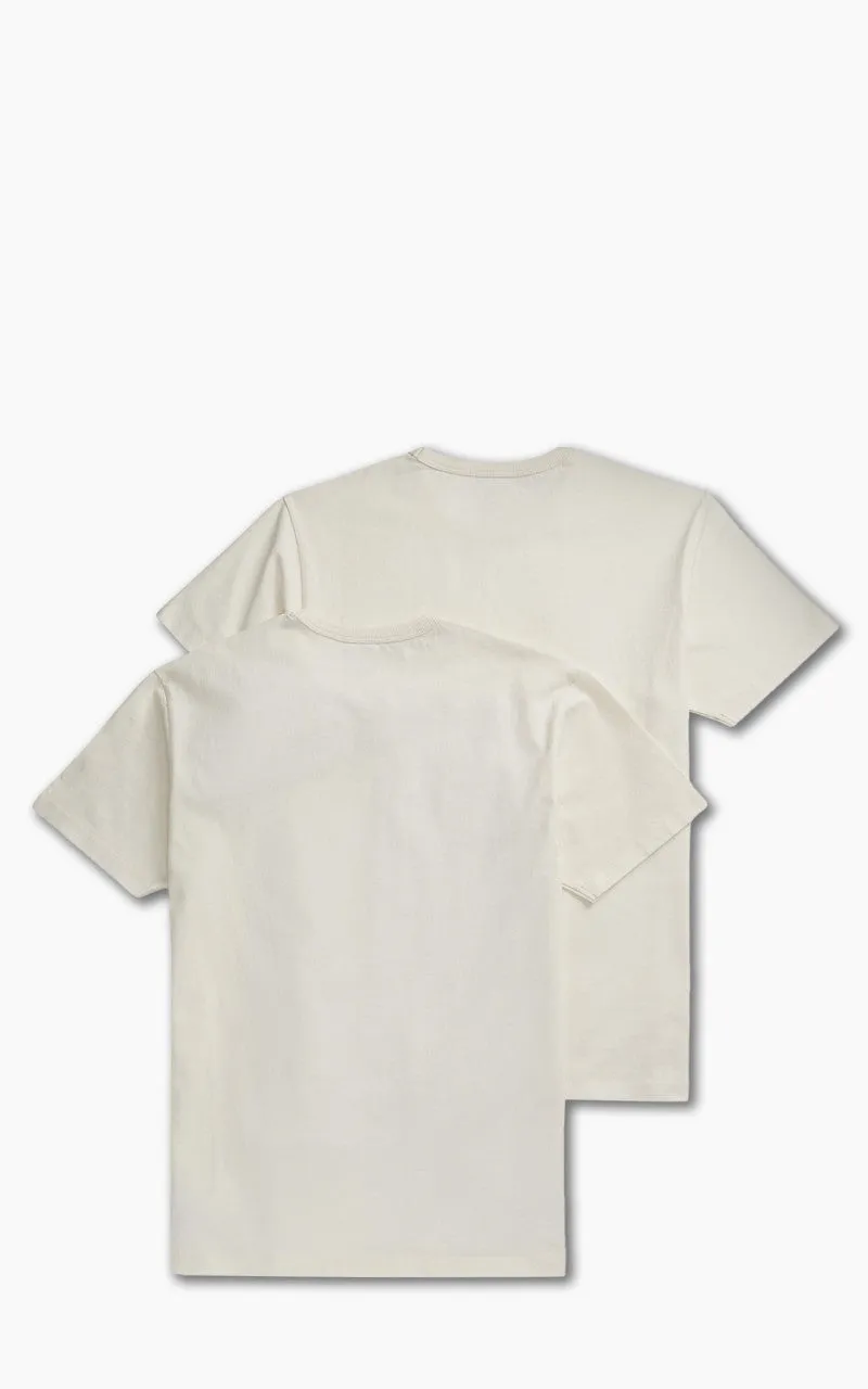 RRL 2-Pack Garment-Dyed Pocket Tees Warm White sold by Cultizm product image thumbnail 3