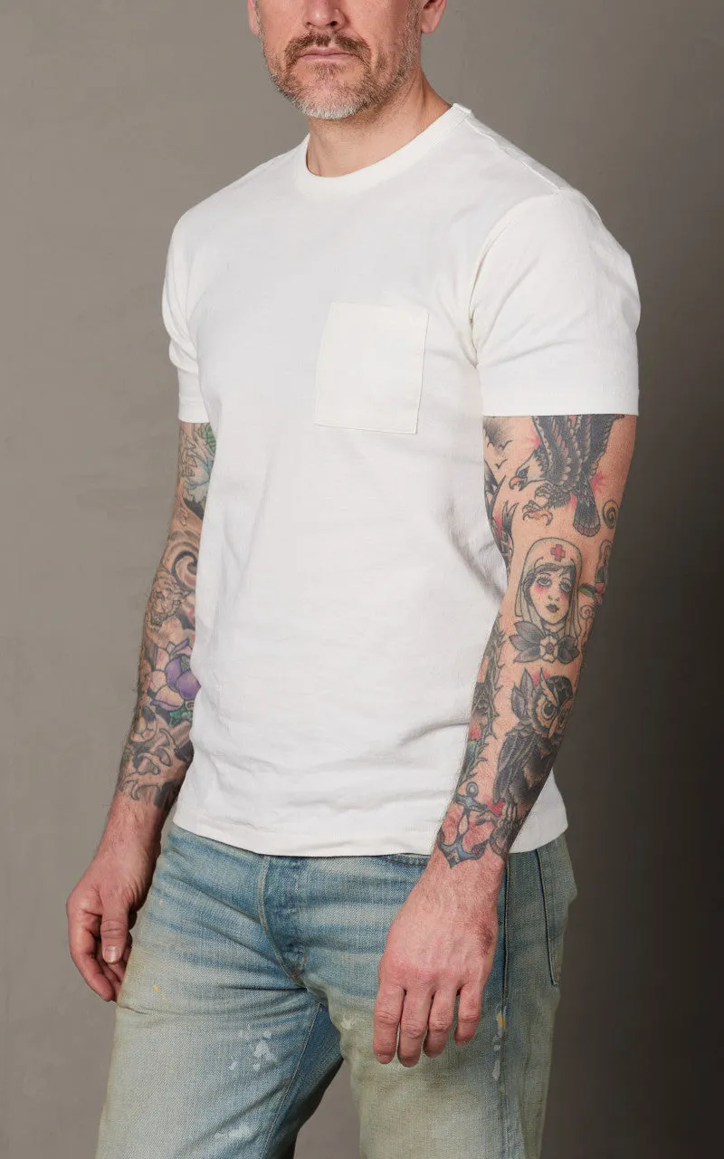 RRL 2-Pack Garment-Dyed Pocket Tees Warm White sold by Cultizm product image thumbnail 4