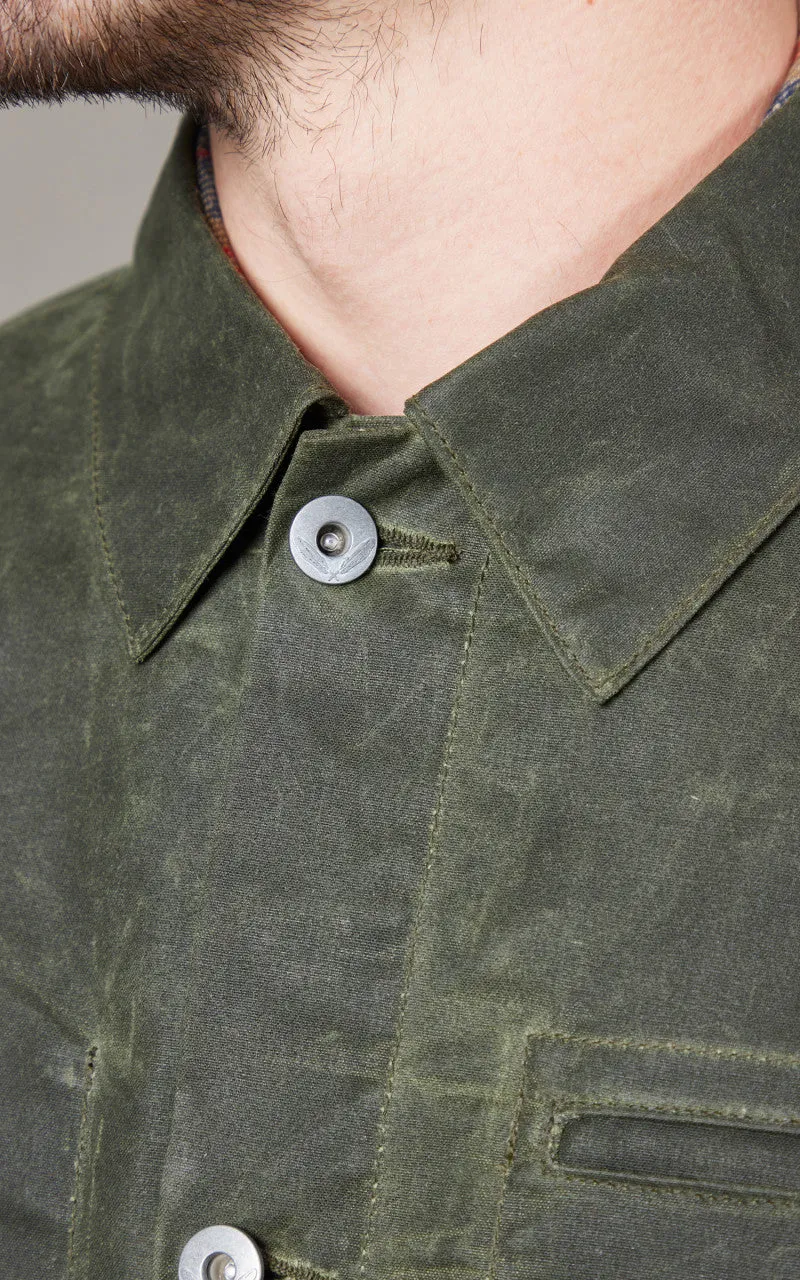 Rogue Territory Supply Jacket Waxed Canvas Ridgeline Olive sold by Cultizm product image thumbnail 5